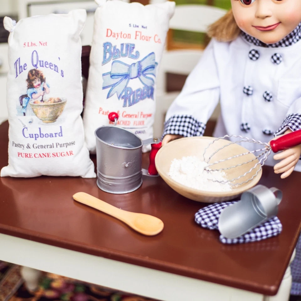 Juego de herramientas para hornear vintage The Queen's Treasures; se adapta a muñecas American Girl de 18 pulgadas Foto 3 de 4