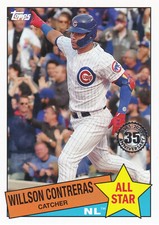 2020 Topps 1985 35th anniversary WILLSON CONTRERAS All-Star 85AS-16 Chicago Cubs