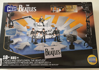 THE BEATLES! Mega Blocks Ladies & Gentlemen Ed Sullivan Set BRAND NEW & SEALED!!
