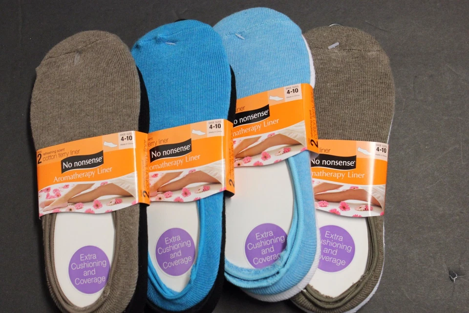 2 pares de zapatos de rizo de algodón con forro de aromaterapia sin tonterías 4-10 amortiguación Foto 2 de 4