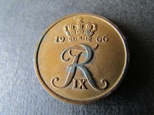 1966 USED DENMARK 5 ORE.     FREE POST.