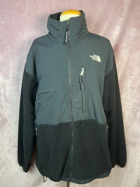 The North Face Unisex Black PolarTec Zip Up Winter Jacket Fleece Size Large