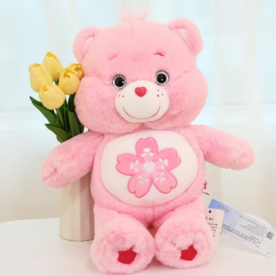 33CM Care Bear Cherry Blossom Pink Bear Official Licensed Plush Valentine s Day