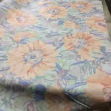 100% Cotton Floral Purple Orange Lilac Multipurpose Fabric Crafts Quilt Mask