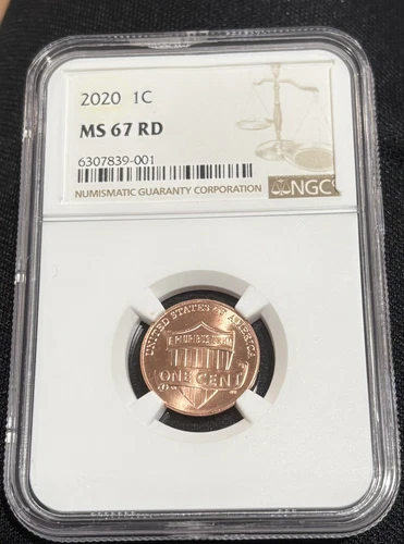 2020 Lincoln SHIELD Cent 1c NGC MS 67 RD Lincoln Label