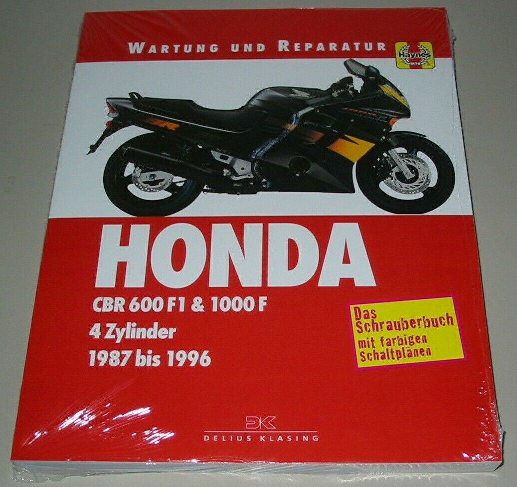 Repair Manual Honda CBR 600 F1 + 1000 F model years 1987 - 1996 Book NEW! | eBay