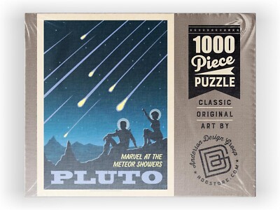 Pluto: Meteor Showers 1000 Pc Jigsaw Puzzle, Brand New-Sealed Box!