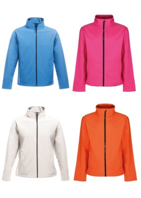 Damen Softshell Jacke Full Zip Übergangsjacke Regenjacke Windbreaker 36-46 