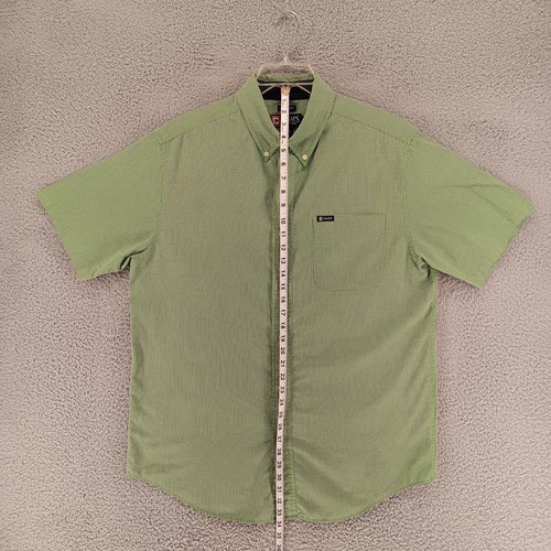 Chaps Shirt Mens Large Green Button Down Shirt - Picture 5 of 10