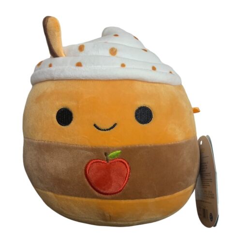 SQUISHMALLOW POMMIE THE APPLE CIDER PLUSH 7” Fall Drink Stuffie 2022 New W/ Tag - Picture 2 of 11