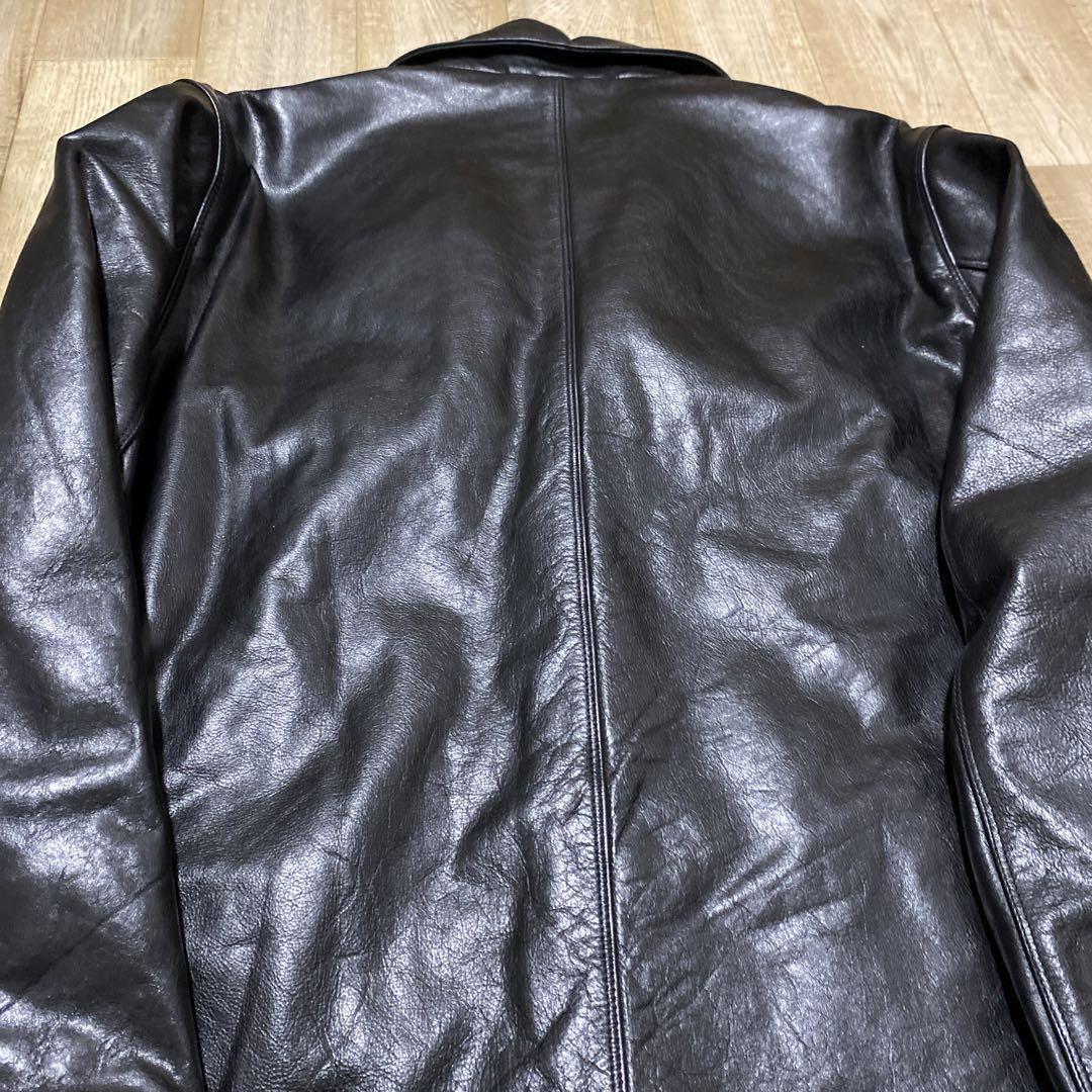 90S Old Gap Leather Car Court Nomura Wearing Jacket XL Men's 90S Old Gap Leather Car Court Nomura Wearing Jacket XL Men's