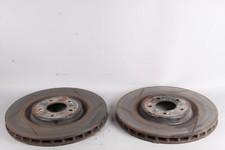 08-15 Mitsubishi Lancer Evo X Front Brake Rotors Slotted Pair