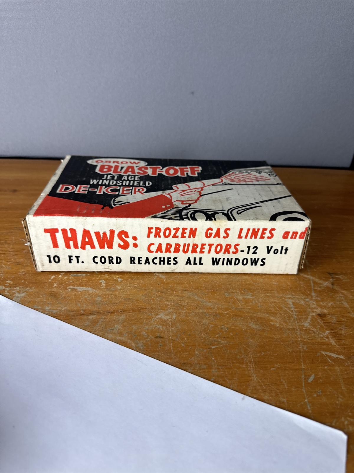 NOS Vintage BLAST-OFF Chevy/GM Ford Mopar Hot Rod Auto WINDSHIELD DE-ICER GUN