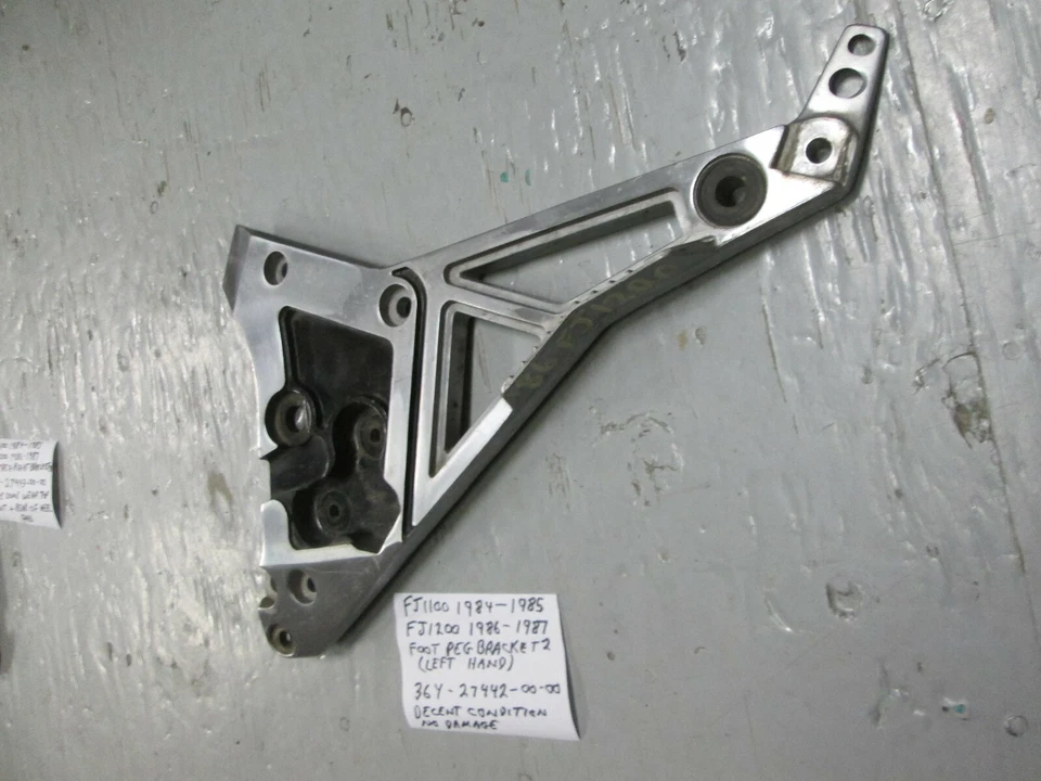  1984 - 1985 FJ1100 1986 1987 FJ1200 ЛЕВАЯ РУКА НОГИ КОЛЫШЕК КРОНШТЕЙН 36Y-27442-00-00 - Изображение 4 из 4
