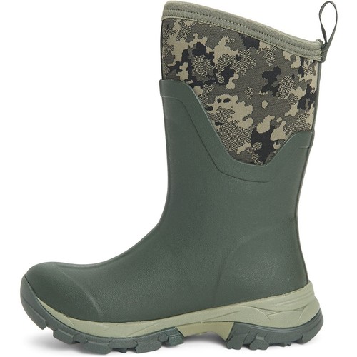 Muck Boots Arctic Ice Mid Dark Green Rubber/Neoprene Female Wellingtons - Picture 7 of 8
