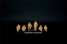 1/72 WW II US"Infantry commando sitting posture"6 man group(3D printed Soldier )