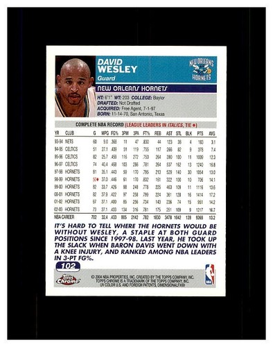2003-04 TOPPS CROMO BALONCESTO TU ELIGES VER ESCANEOS ESTRELLAS, PAQUETE DE NOVATOS NUEVO ESTADO - Imagen 39 de 123