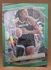 2025 Panini Prizm WNBA Kamilla Cardoso #89 Green Prizm - Chicago Sky