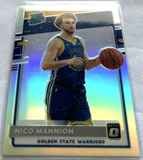 2020-21 Donruss Optic Basketball Nico Mannion Golden State Warriors Holo Rookie