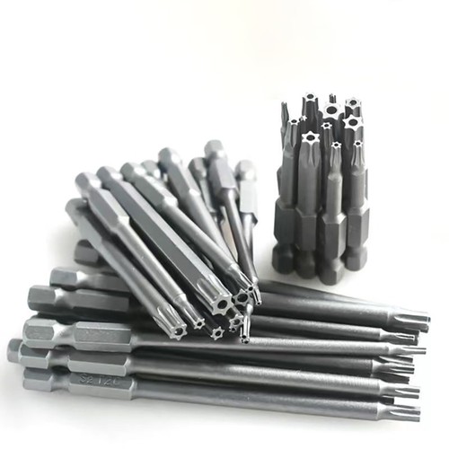 Torx Screwdriver Bits Security Tamper Proof Magnetic Head 1/4" Hex Shank T6-T40 - Picture 8 of 19