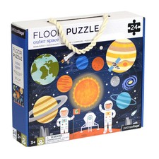 24 Piece Outer Space Floor Puzzle for Kids Large Pieces Eco Friendly Design