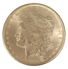 1884 Carson City Mint Uncirculated Silver Dollar Coin GSA Holder