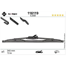 Scheibenwischer hinten rechts für Hyundai Getz TB | 24131395