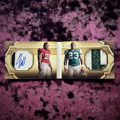 Shonn Greene Beanie Wells 2009 Exquisite Dual Auto Patch RC /99 Iowa Ohio State