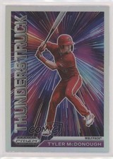2021 Panini Prizm Draft Picks Thunderstruck Silver Tyler McDonough #T-TM 4z8