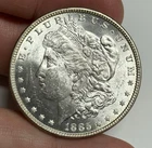 Mint State 1885-P Morgan Silver Dollar (all original) U.S. $1 Coin MS UNC