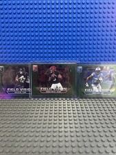 2025 Donruss Elite Football - Field Vision Green Lot Of 3 Cards - Collins, Penix