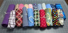 New Fabric Variety Box. 20 Yards Assorted Cotton Fabric Pieces. No Scraps R113