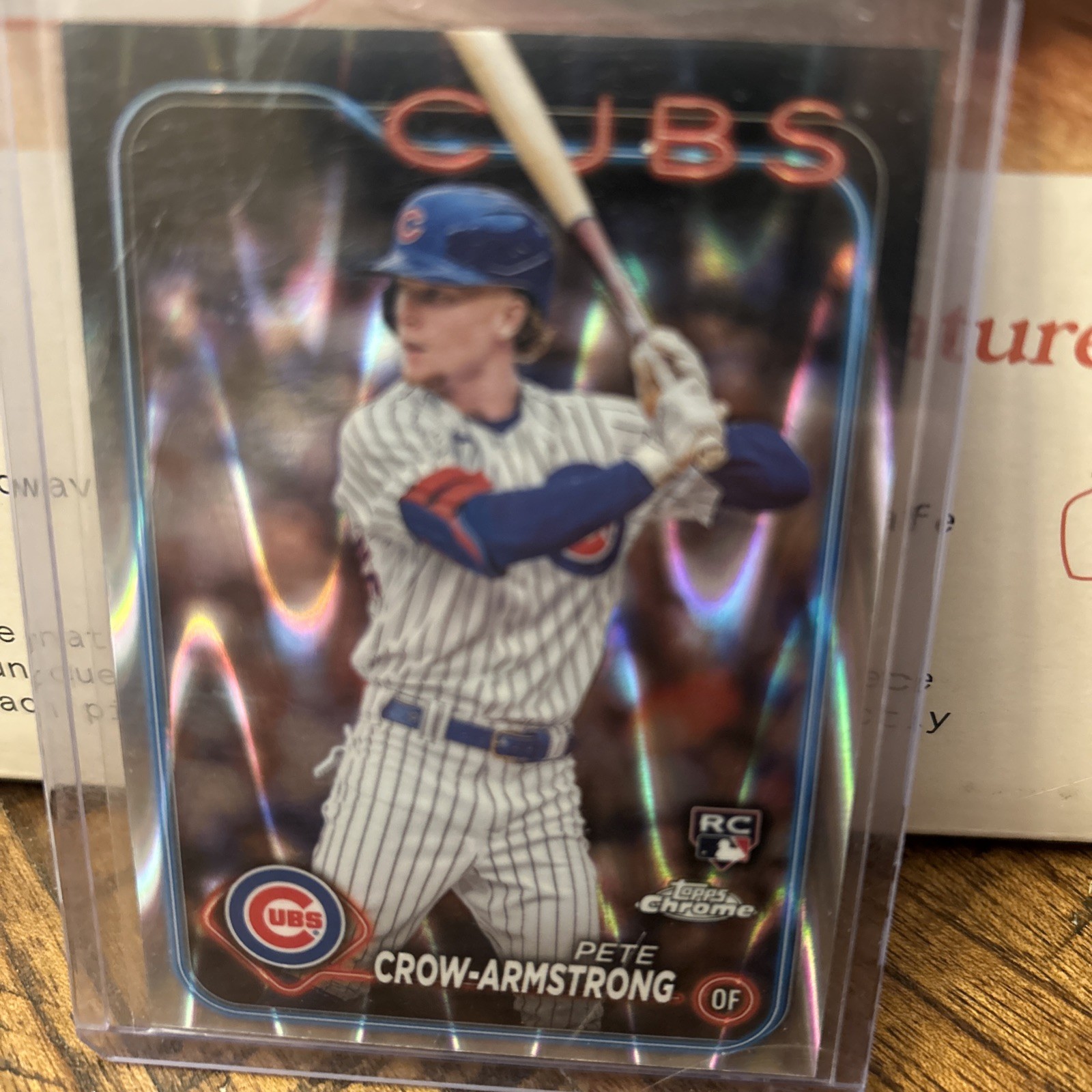 2024 Topps Chrome - Pete Crow-Armstrong #16 RayWave Refractor (RC)