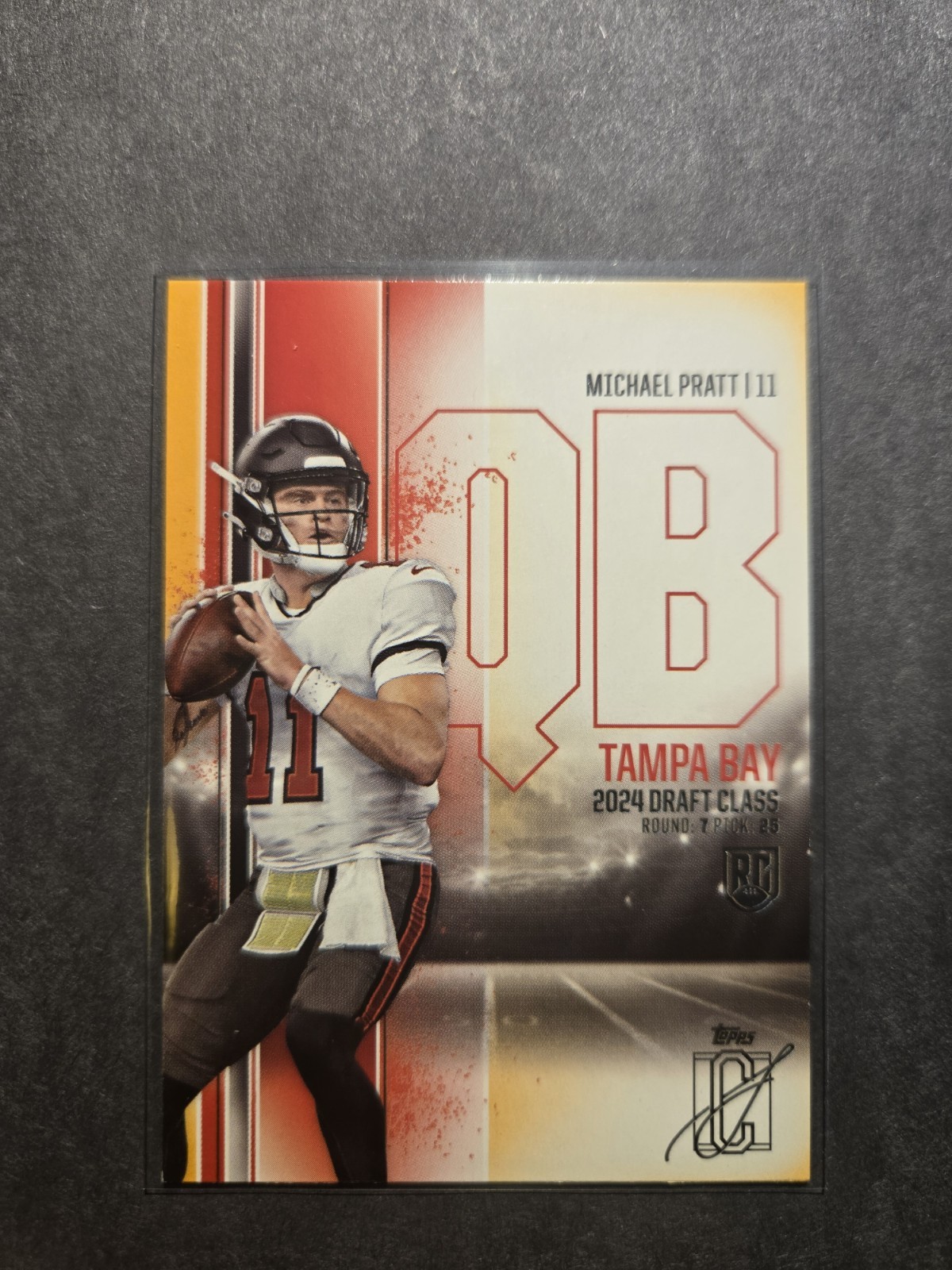 2024 Topps Signature Class - MICHAEL PRATT - RED & YELLOW PARALLEL 