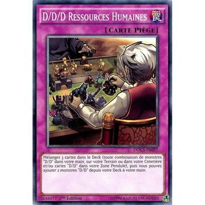 Yu-Gi-Oh TCG DOCS-FR097 C D/D/D Human Resources Die Dimension des Chaos