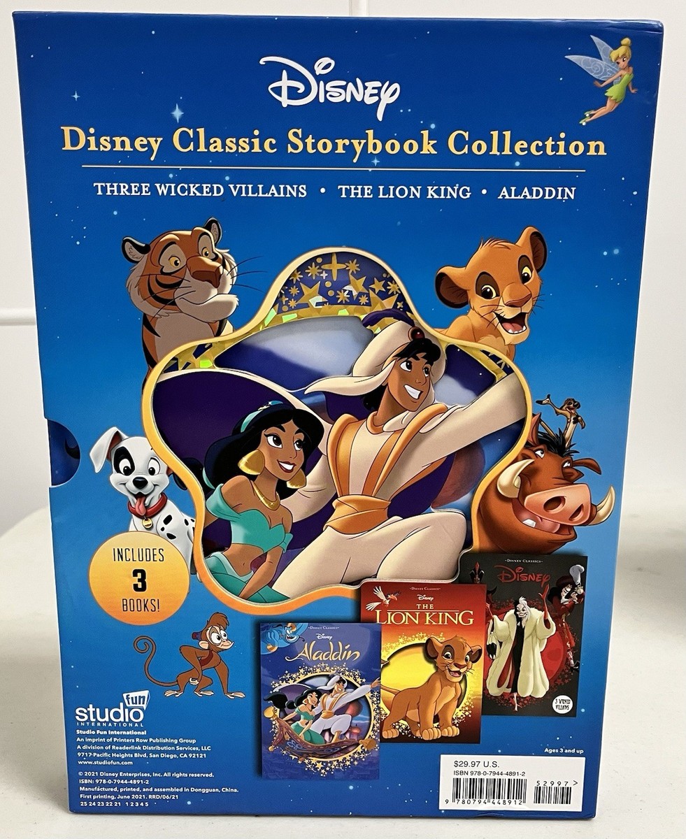 Disney Classic Storybook Collection Box Set Of 3 Books Brand New