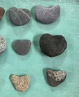 12 Heart Beach Stones Anniversary Love Natural Surf Sand Tumbled Rocks — photo 4