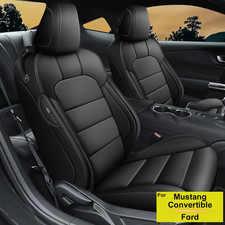 Car 5 Seat Covers Front Rear Cushion For Ford Mustang Convertible 2015-2026 Car 5 Seat Covers Front Rear Cushion For Ford Mustang Convertible 2015-2026