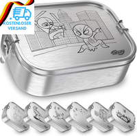 Edelstahl Brotdose Mit FäChern 800Ml – Auslaufsichere Lunchbox FüR Kinder & Erwa