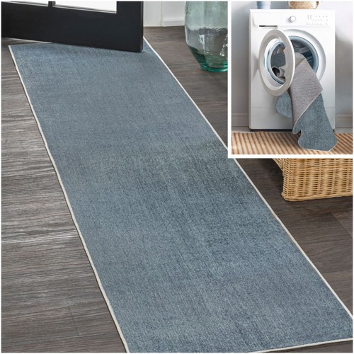 JONATHAN Y Lighting WSH300-28 Washable 2' x 7-3/4' Polyester - Grey - Picture 7 of 12