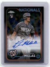 2024 Topps Chrome #RA-DM Drew Millas Rookie Autographs