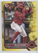 2022 Bowman Prospects Yellow Border 20/75 Michel Triana #BP-75 0jd0