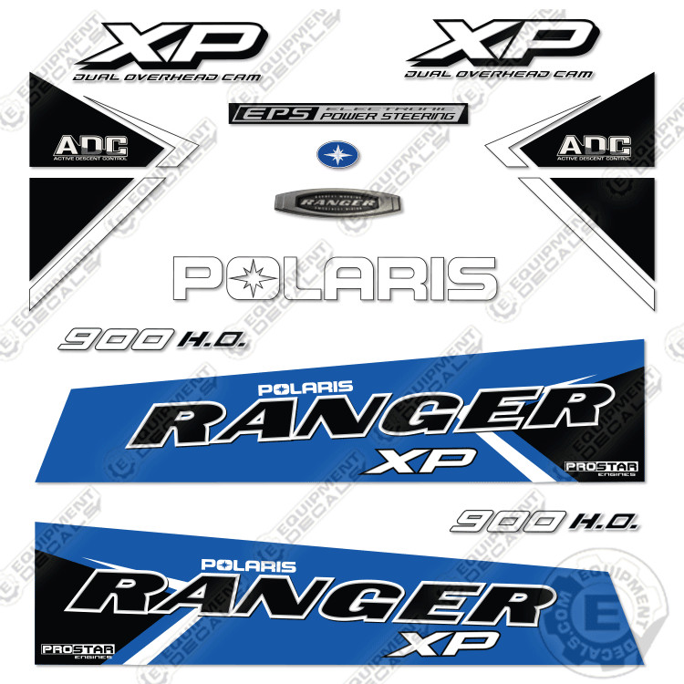 Fits Polaris Ranger 900XP HO Decal Kit UTV