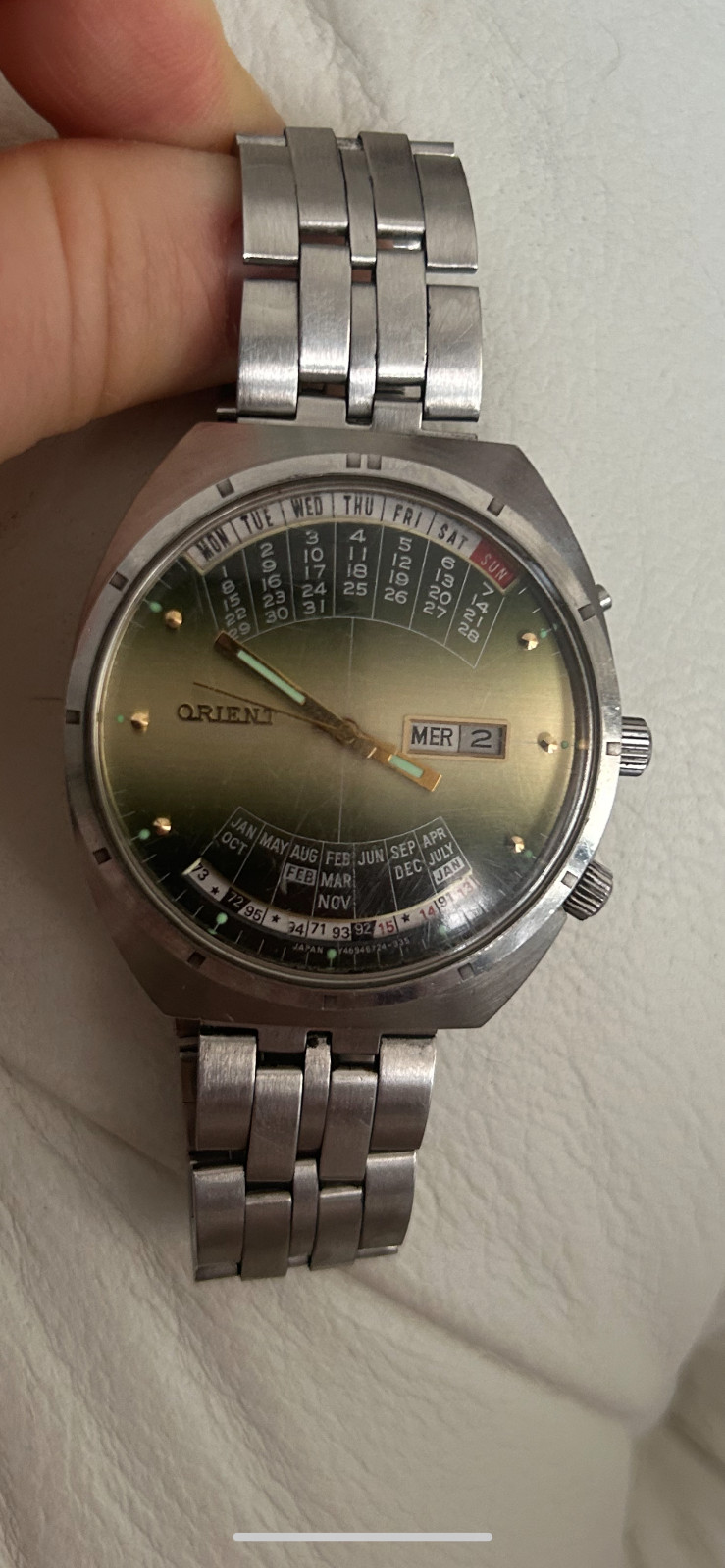 Vintage Orient Multi-Calendar Automatic Watch 21 … - image 10