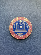 Renfrew St Paul Lodge 204 Enamel Scottish Masonic Token Penny Coin 
