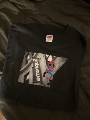 26SS 美品 Supreme Spider-Man Tee BLACK L Supreme Spider-Man Tee Black Men's - SS26 - US