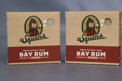 #ad #ad Dr. Squatch Bay Rum Natural Bar Soap for Men 5 Oz Pack of 2 $12.95