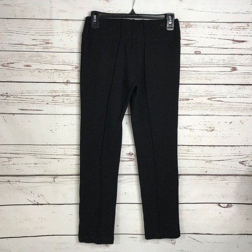 BCBGMAXAZRIA Ponte Pull On Cropped Leggings Black Small - Picture 4 of 8