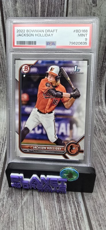 2022 Bowman Draft 1st Edition 1st Bowman JACKSON HOLLIDAY #BD-168 PSA 9~Orioles