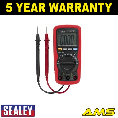 Sealey 11 Funktionen Profi Auto-Ranging Digital Multimeter TM103